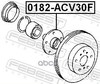 Ступица передняя (toyota camry ACV3#/MCV3# 2001