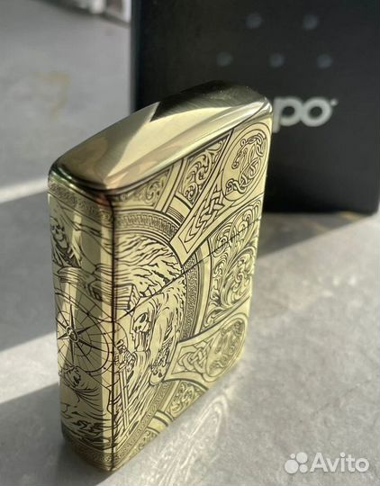 Зажигалка zippo с гравировкой 4 всадника Апокалипс