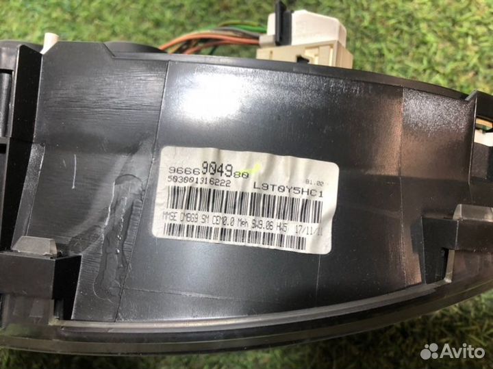 Панель приборов Citroen Berlingo DV6dted 2012