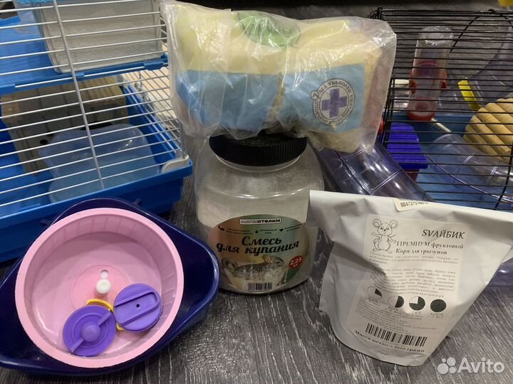 Большая клетка для хомячка джингарика крыски