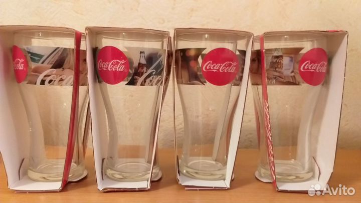 Бокалы новогодние 2020г.кока-кола.Новые