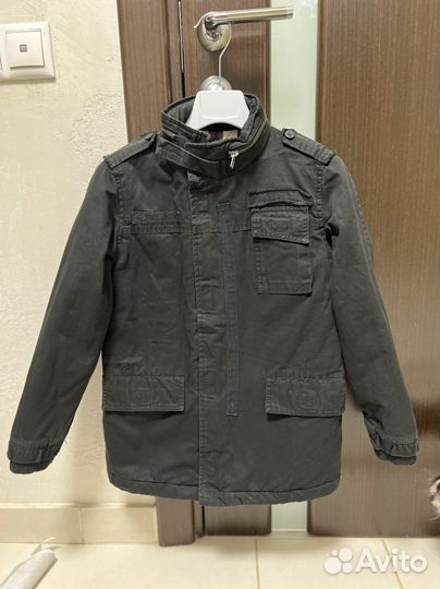 Куртка парка джинсовка teddy smith, old navi 10л
