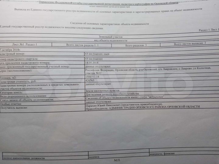 Участок 45 сот. (ИЖС)