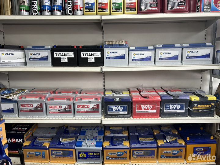 Аккумуляторы на авто.Доставка.Самовывоз.Установка