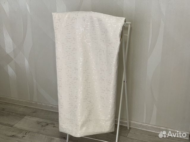 Штора кремовая 147*203 1 шт занавеска