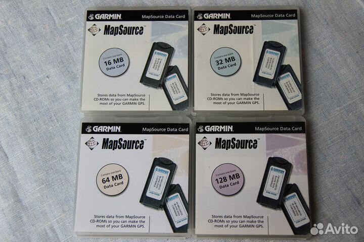 Карта памяти Data Card навигатора Garmin 276C 276