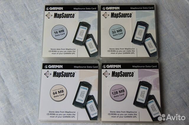 Карта памяти Data Card навигатора Garmin 276C 276