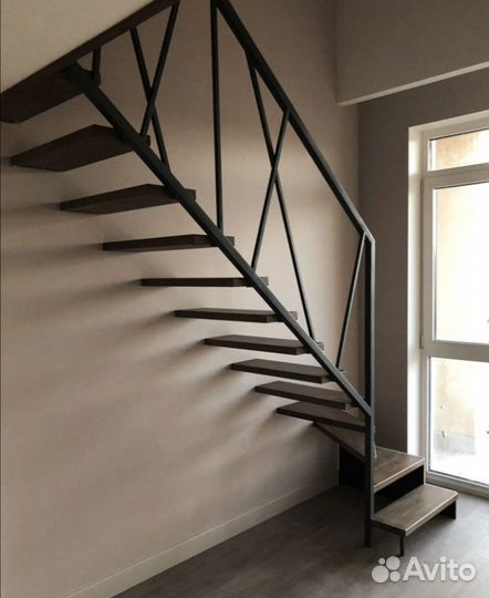 Лестницы на металлокаркасе