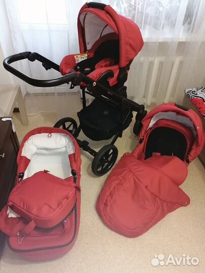 Продаю коляску 3в1 Adamex Emilio