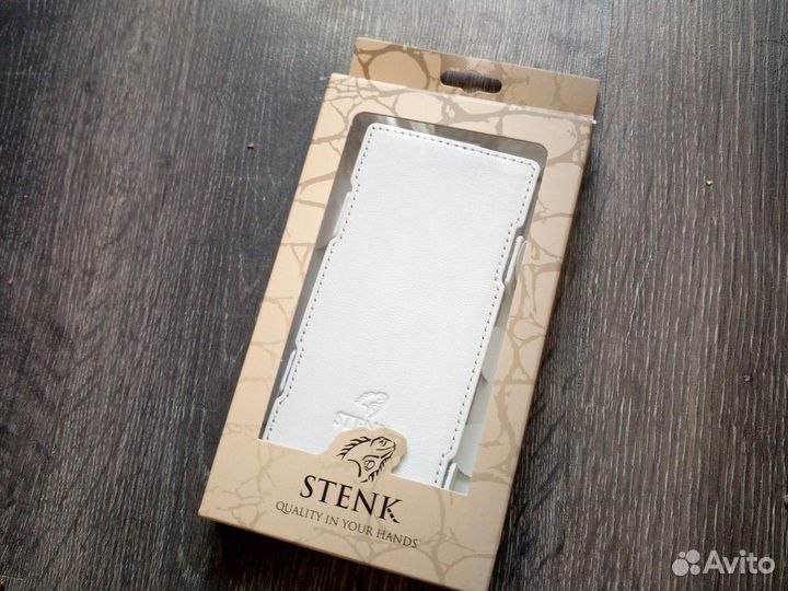 Кожаный чехол-флип sony z5 compact