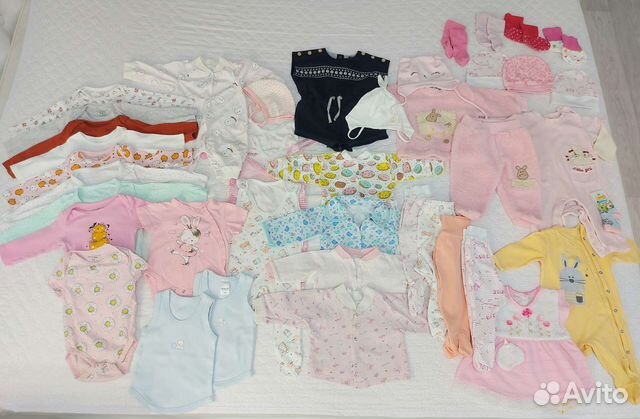 Вещи на девочку с рождения до года 62-80 р