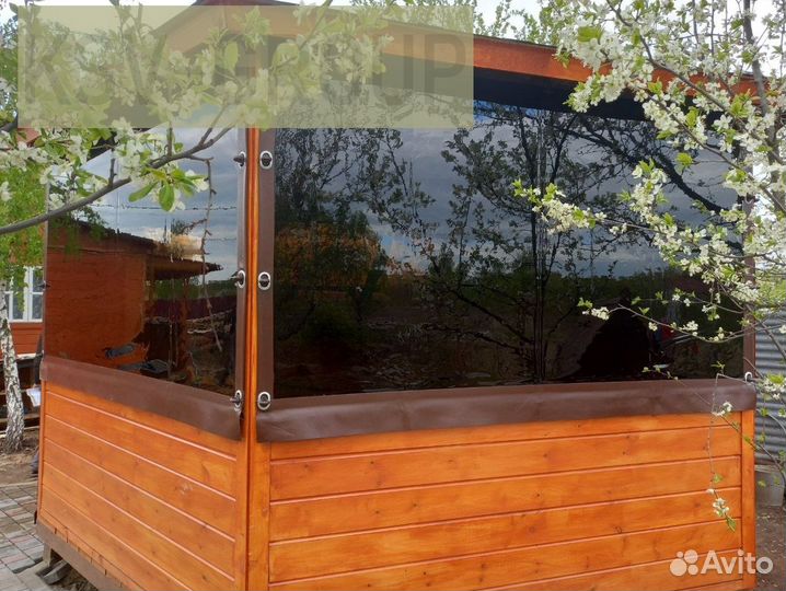 Мягкие окна для беседки