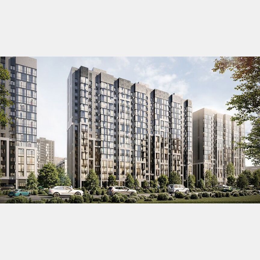 3-к. квартира, 76,7 м², 4/15 эт.