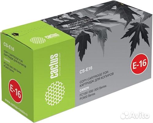 Картридж Cactus CS-E16 Black