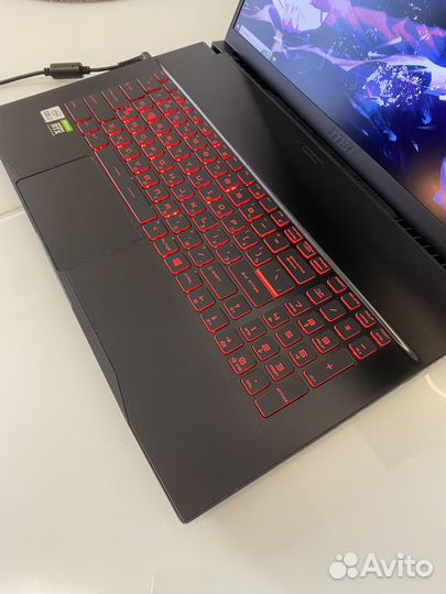 Игровой ноутбук Msi 17.3 i7-10750H RTX3050 16gb
