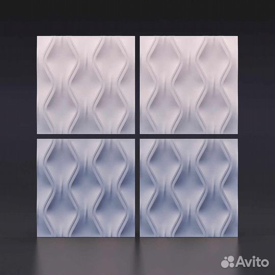 Гипсовая 3D панель 