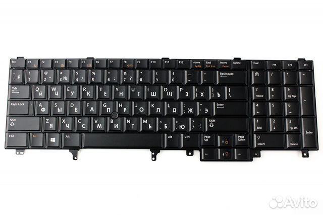 Клавиатура для ноутбука Dell E6520 E5520 Черная p