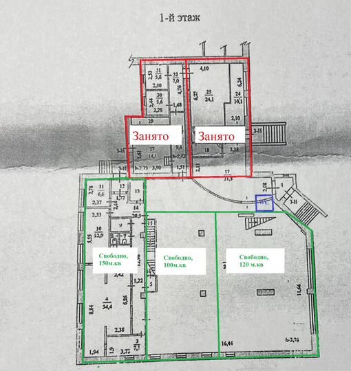 Торговые площади/фитнес/красота, 55 м²