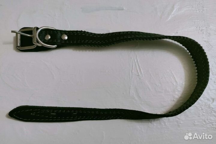 Ошейник для собак черный, 52 см