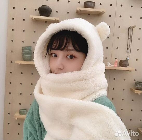 Плюшевая шапка