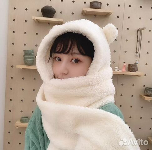 Плюшевая шапка