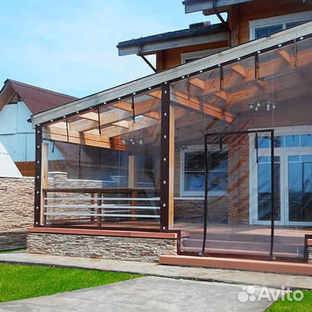 Окна гибкие для остекления крыльца, террасс