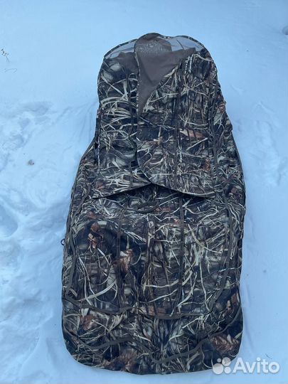 Лежачая засидка на гуся