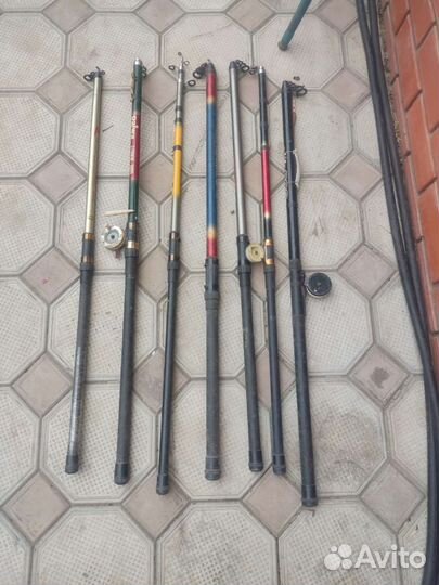 Удочки, спининги