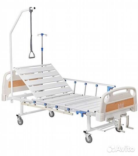 Медицинская кровать с противопролежневым матрасом