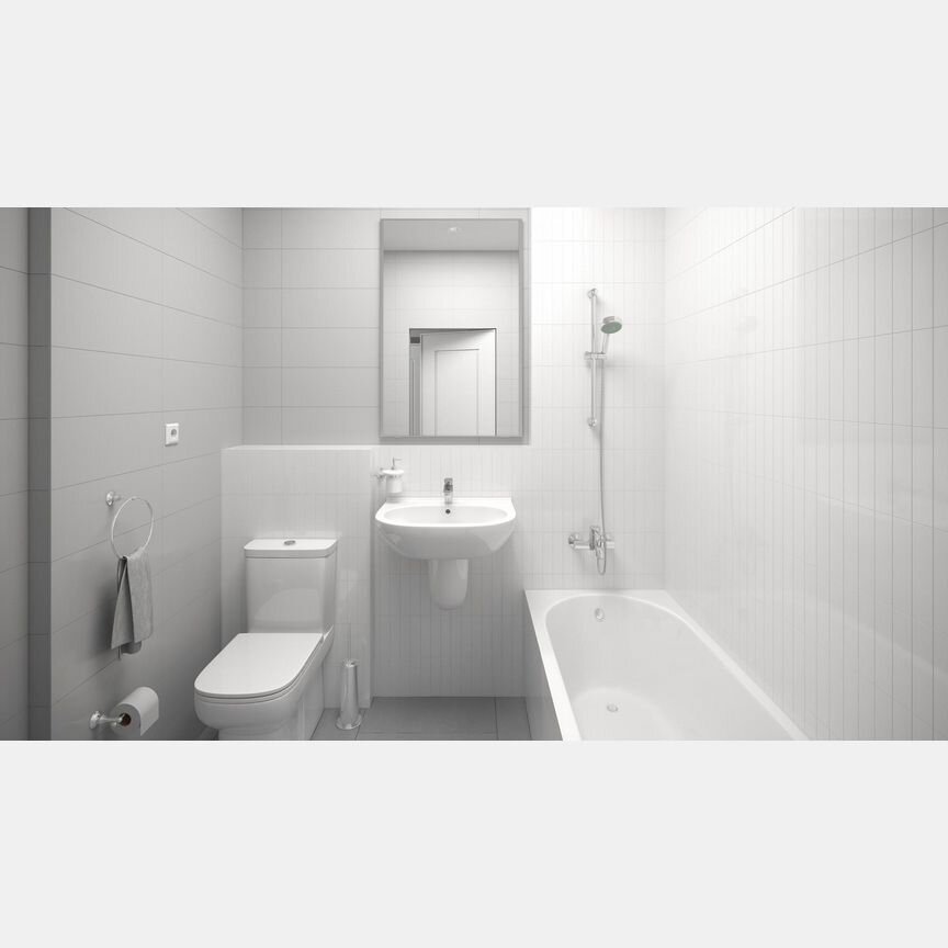 2-к. квартира, 62,7 м², 12/15 эт.