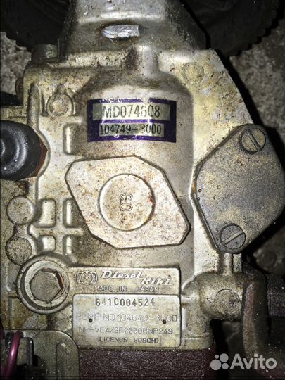 Тнвд Mitsubishi MD074608 104749-3000 4d65