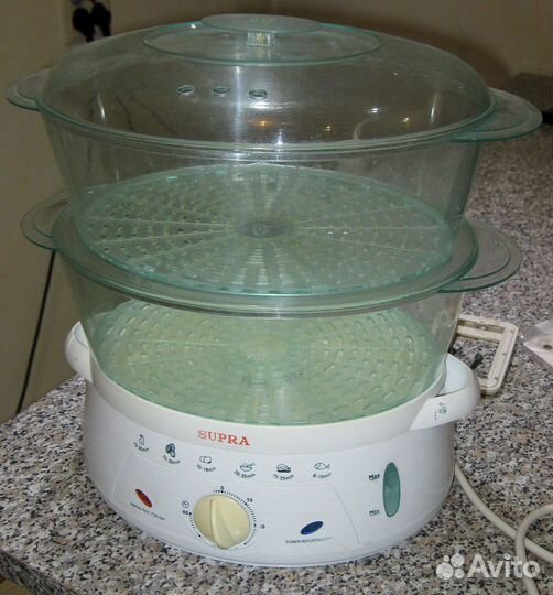 Пароварку Supra с лопнувшим пластиком на з/ч