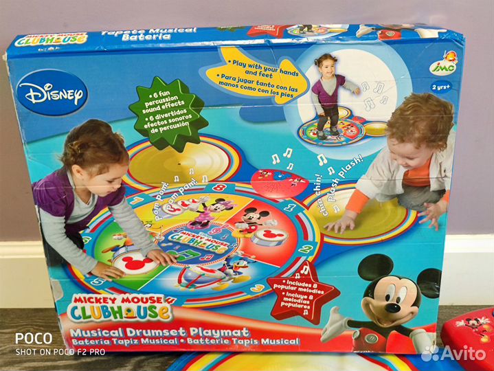 Игровой музыкальный коврик Mickey Mouse