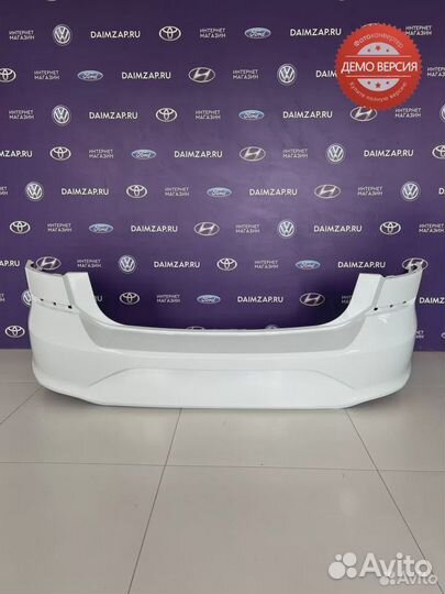Бампер Задний Volkswagen Polo (2020) /белый
