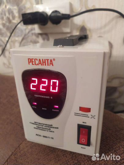 Стабилизатор напряжения ресанта асн-500/1-Ц