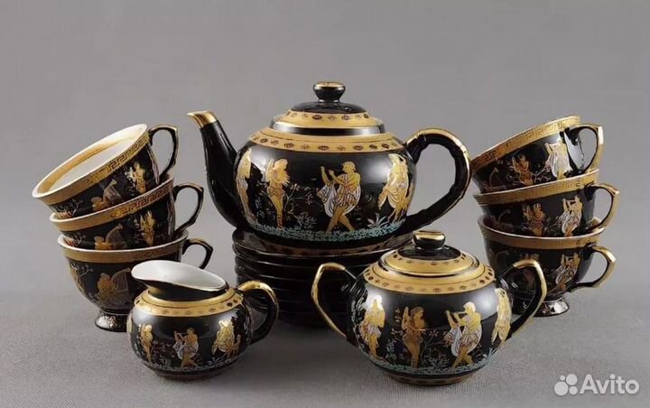 Чайный сервиз фарфор на 6 персон