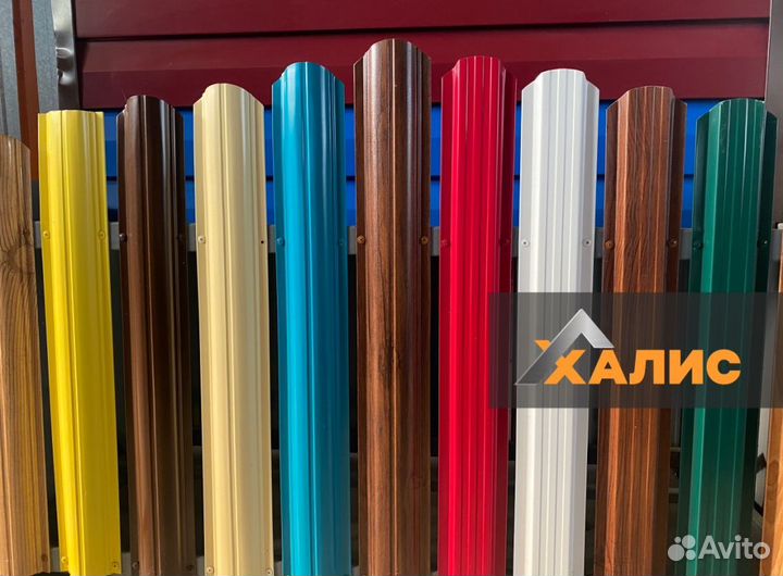 Евроштакетник под дерево