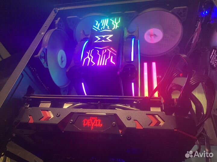 Видеокарта rx580 8gb red devil