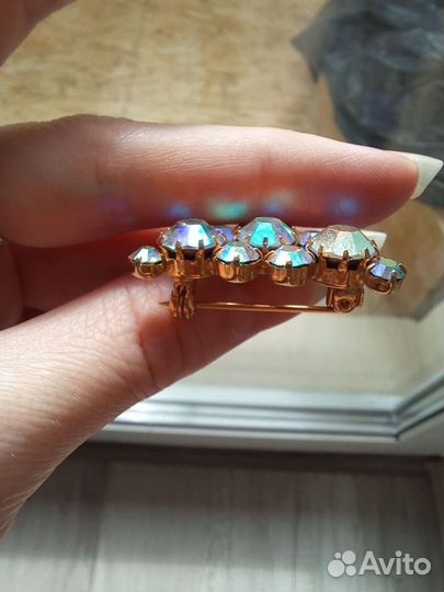 Брошь Чехословакия аб, винтаж,чсср