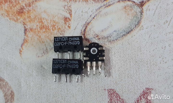 Микропереключатели Omron D2FC F 7N и энкодер ttc