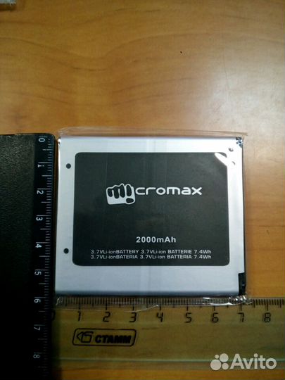 Аккумулятор для micromax на 2000