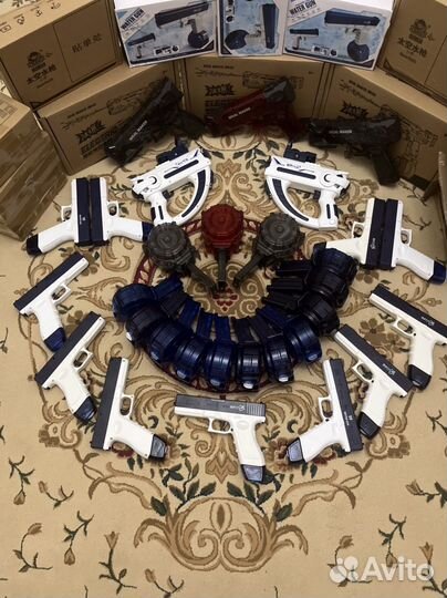 Мощный водяной пистолет, бластер, Glock