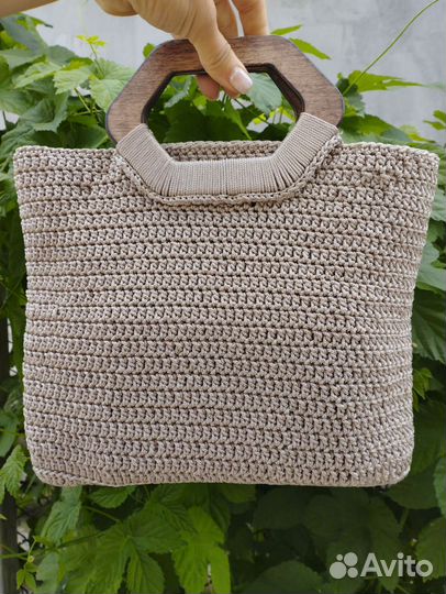 Сумка женская ручная работа вязанная