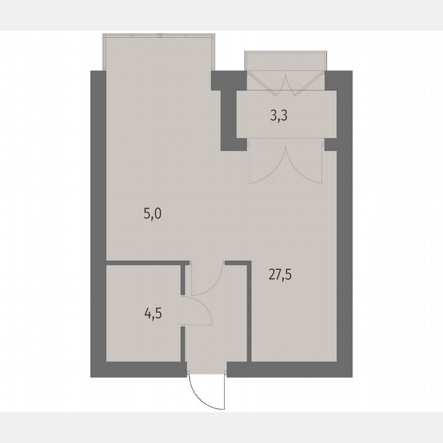 1-к. квартира, 43 м², 13/13 эт.
