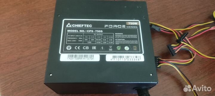 Блок питания Chieftec force cps-750s