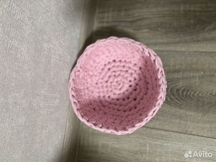 Трикотажные корзинки