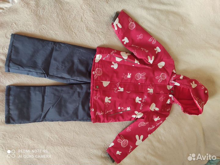 Комбинезон демисезонный для девочки 128