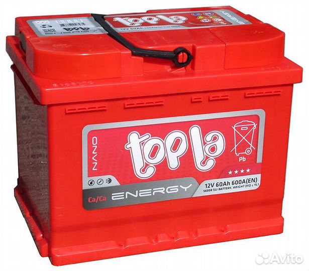 Аккумулятор Topla 60ач 600А Словения