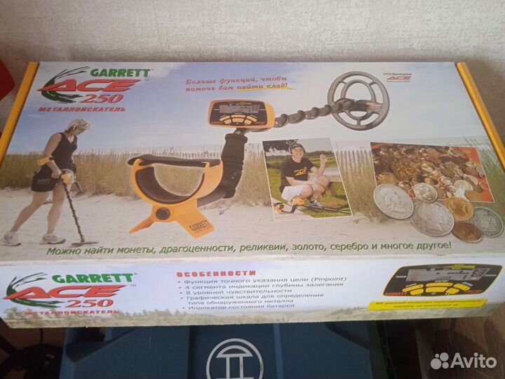 Металлоискатель garrett ace 250 США