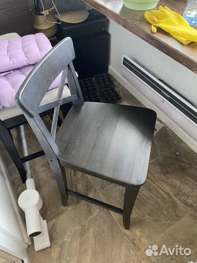 Барный стул IKEA ингольф венге